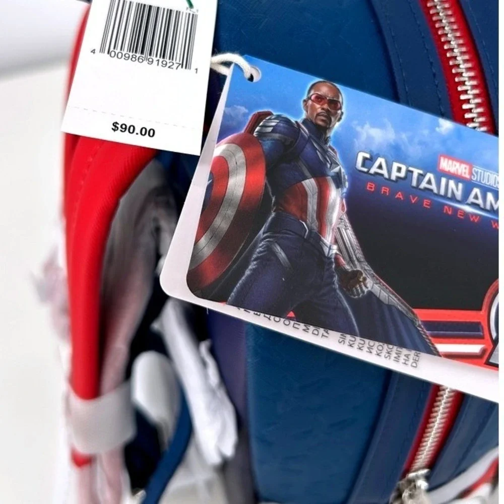 Disney Parks Marvel Captain America Brave New World Mini Backpack NWT $90